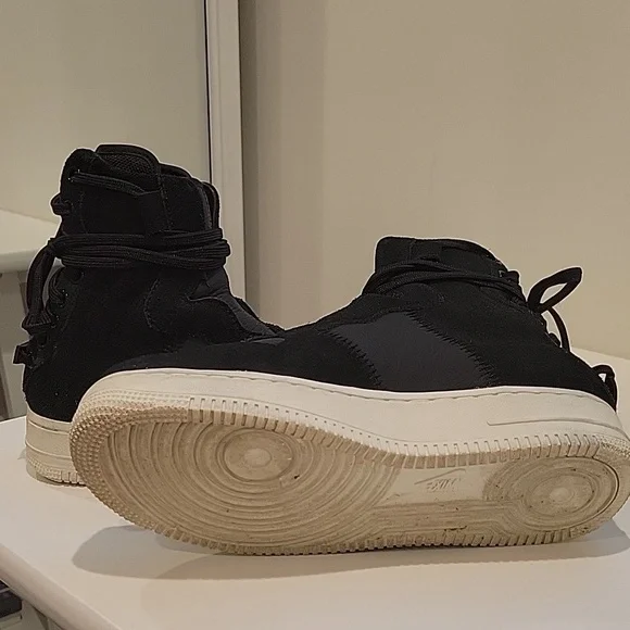 Nike AF1 Rebel XX Black/White Sneaker Boots Size 7 - Picture 7 of 8